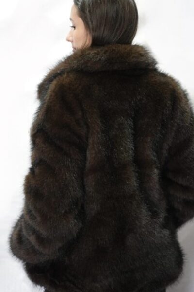 Abrigo Pelo Marrón